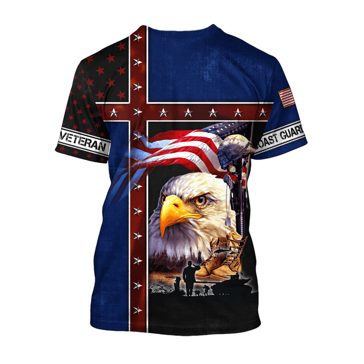 Eagle US Coast Guard 3D All Over Printed Unisex Shirts MH12082201 - CG , Gifts for veterans