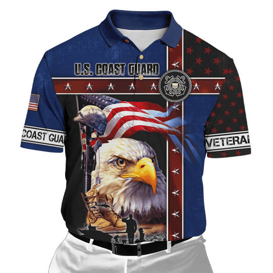 Eagle US Coast Guard 3D All Over Printed Unisex Shirts MH12082201 - CG , Gifts for veterans