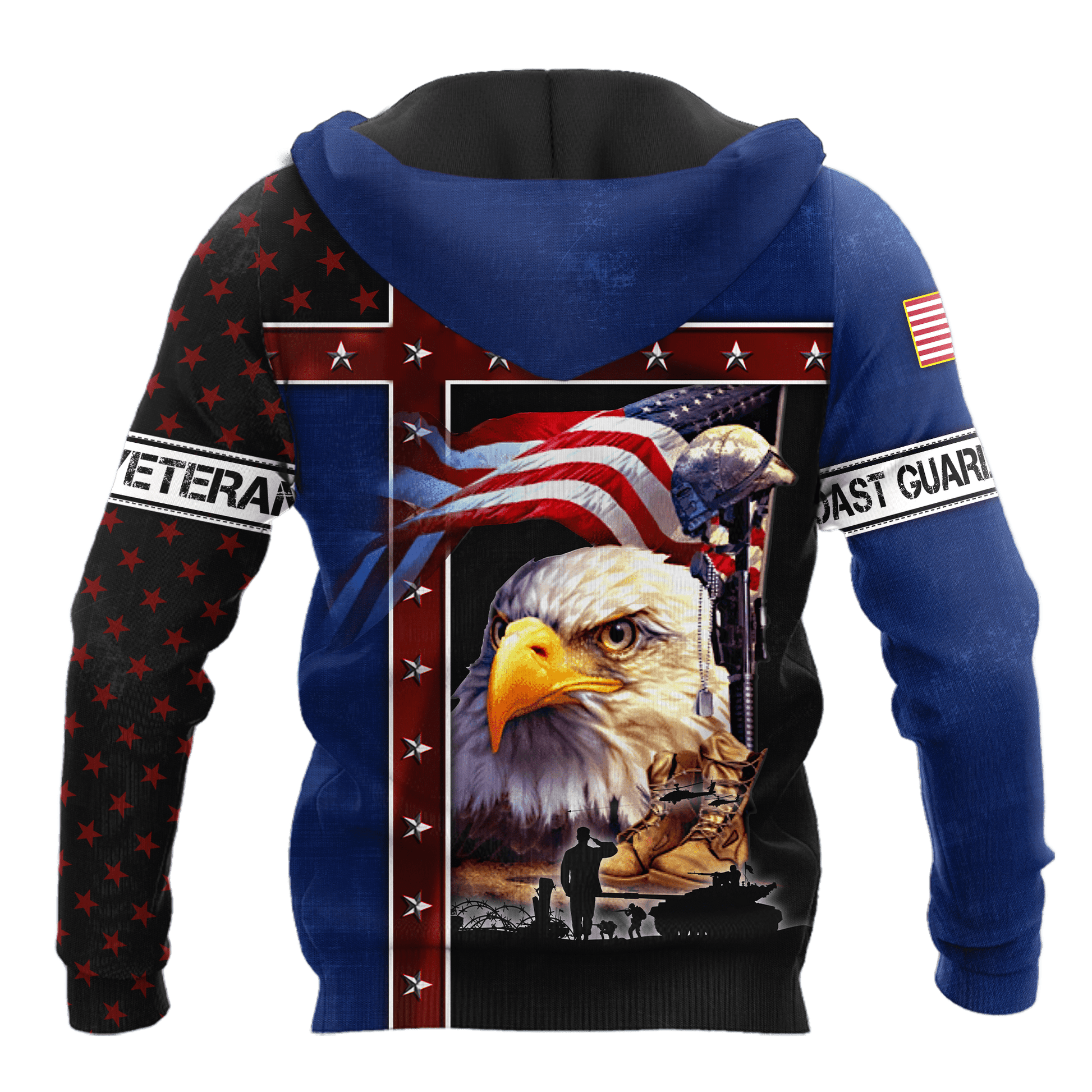Eagle US Coast Guard 3D All Over Printed Unisex Shirts MH12082201 - CG , Gifts for veterans