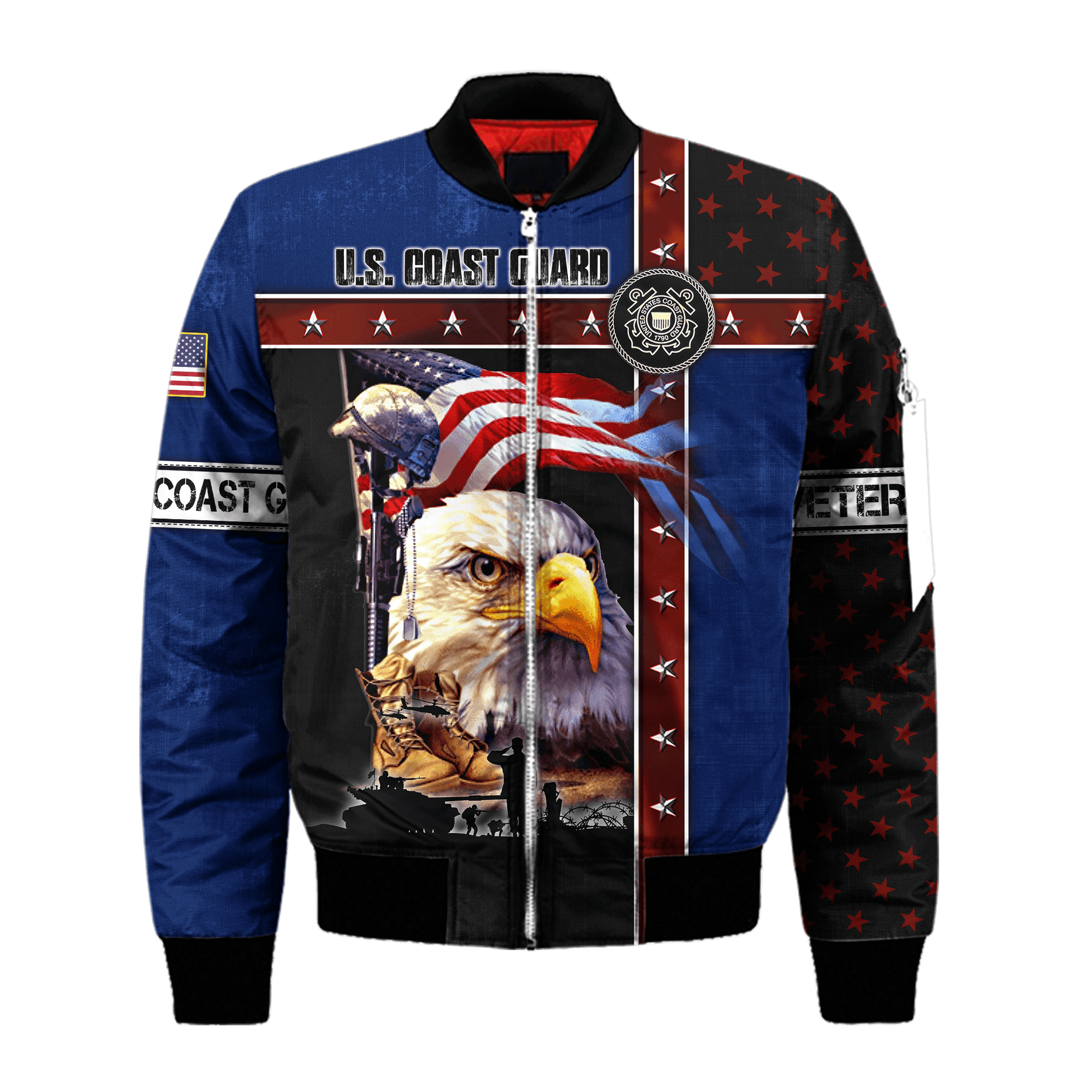 Eagle US Coast Guard 3D All Over Printed Unisex Shirts MH12082201 - CG , Gifts for veterans