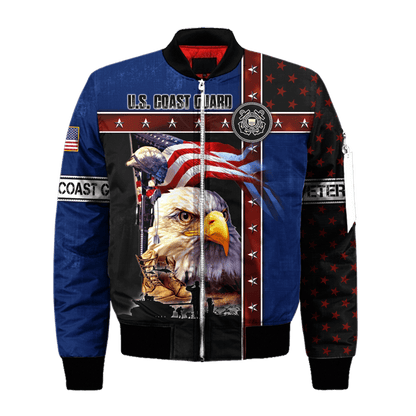 Eagle US Coast Guard 3D All Over Printed Unisex Shirts MH12082201 - CG , Gifts for veterans