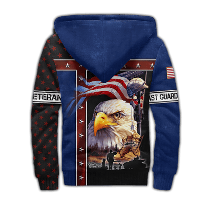 Eagle US Coast Guard 3D All Over Printed Unisex Shirts MH12082201 - CG , Gifts for veterans