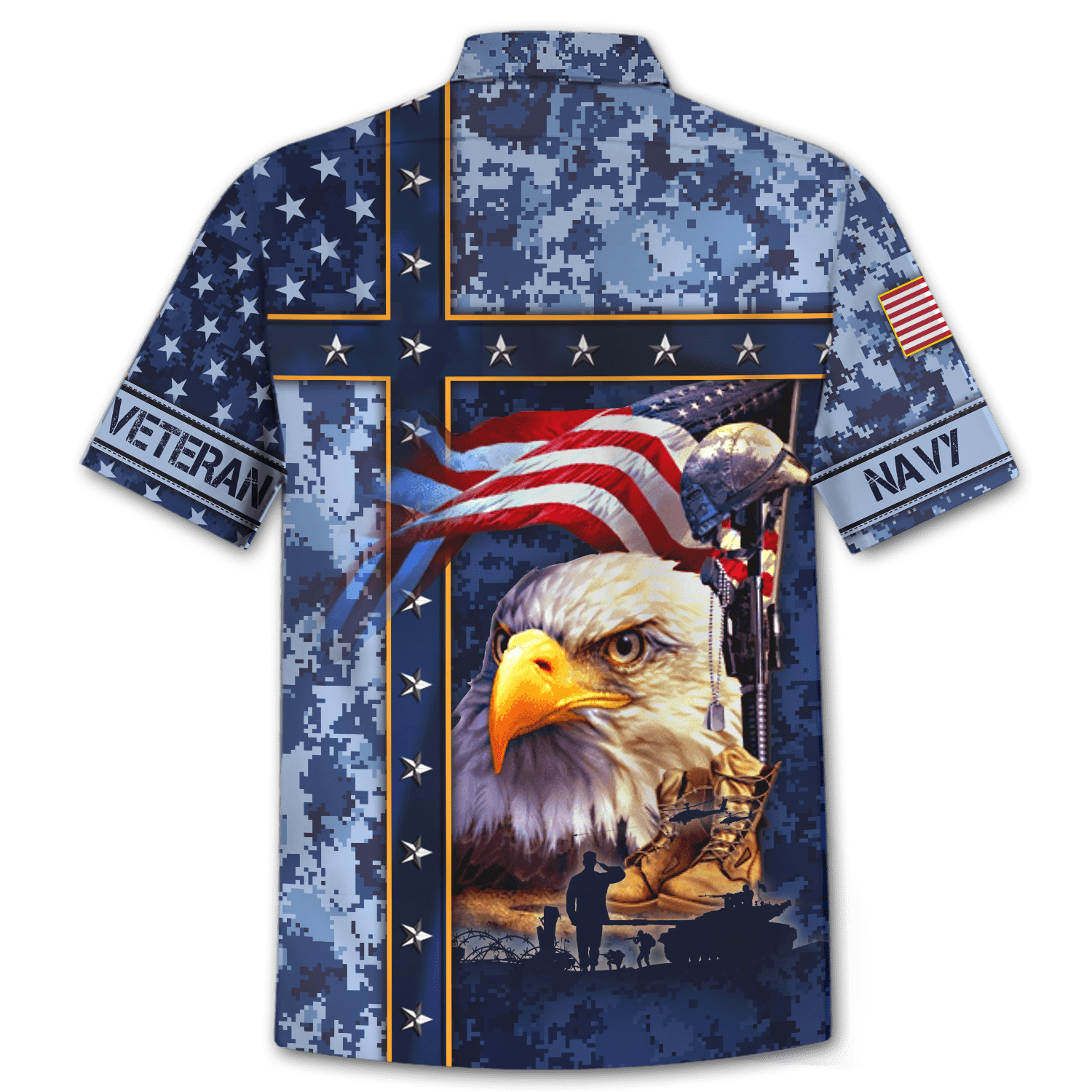 Eagle US Navy 3D All Over Printed Unisex Shirts MH12082202 - NA , Gifts for veterans