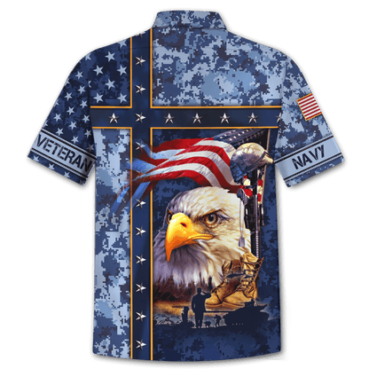 Eagle US Navy 3D All Over Printed Unisex Shirts MH12082202 - NA , Gifts for veterans