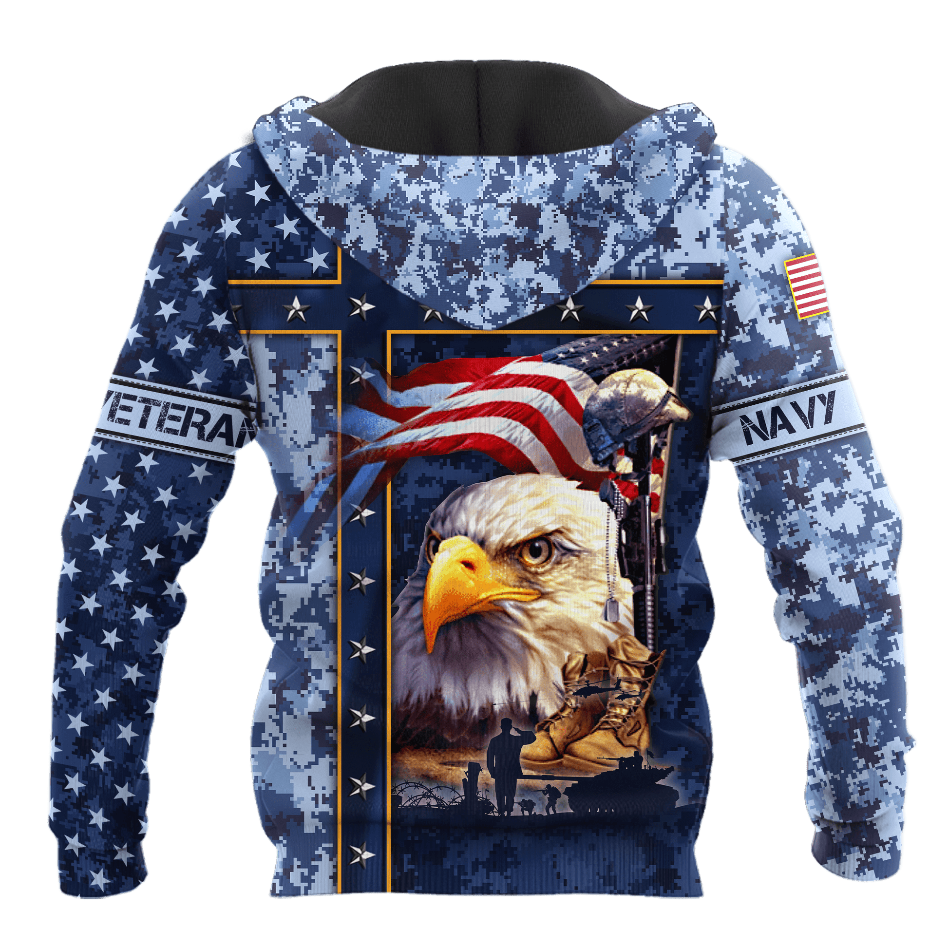 Eagle US Navy 3D All Over Printed Unisex Shirts MH12082202 - NA , Gifts for veterans