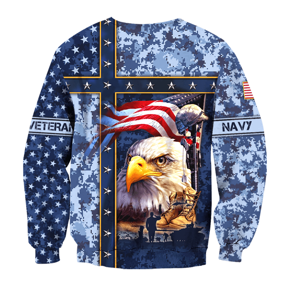 Eagle US Navy 3D All Over Printed Unisex Shirts MH12082202 - NA , Gifts for veterans