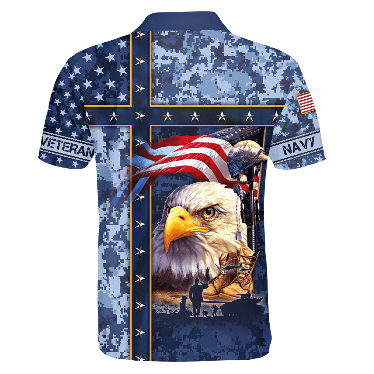 Eagle US Navy 3D All Over Printed Unisex Shirts MH12082202 - NA , Gifts for veterans