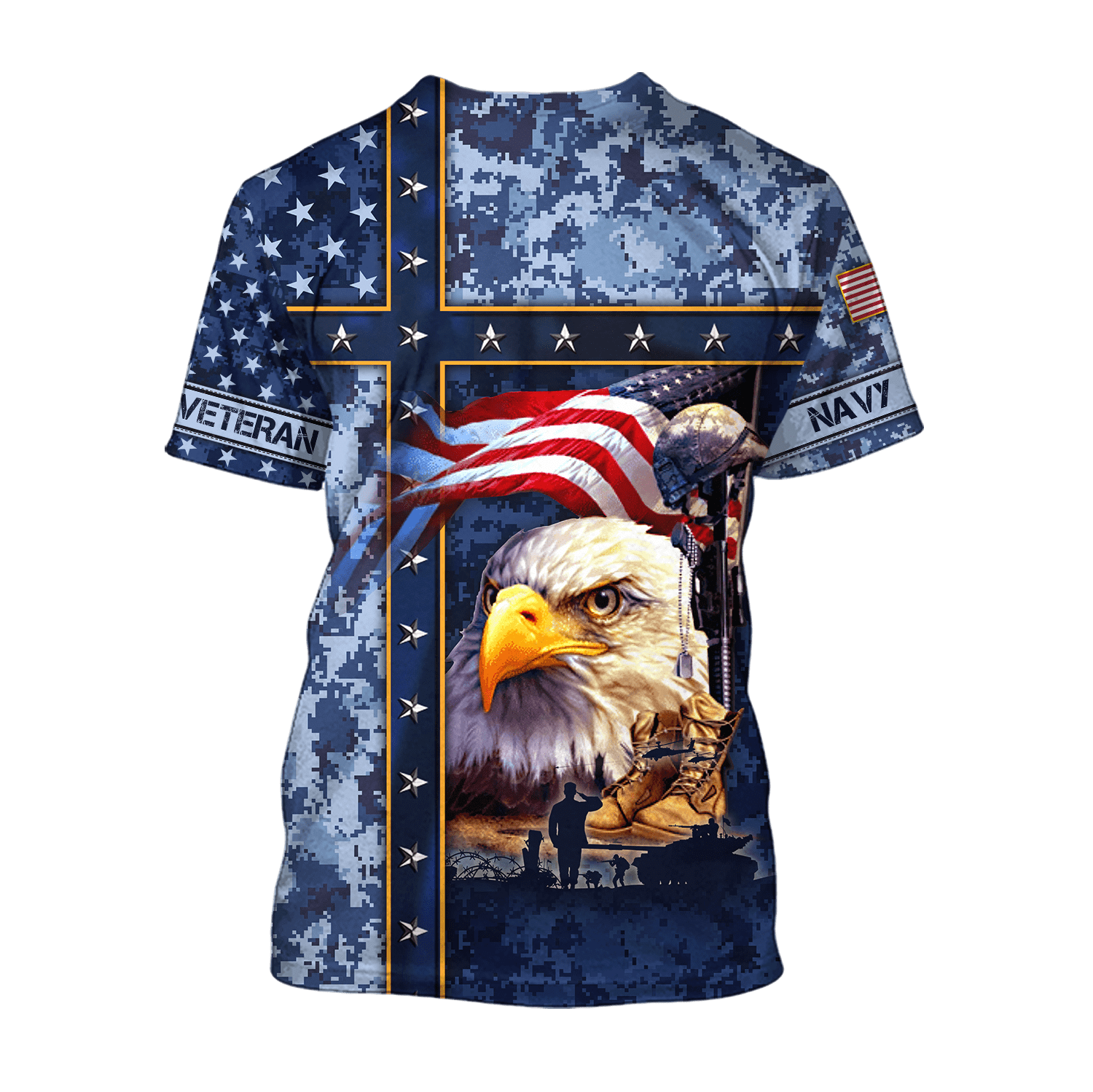 Eagle US Navy 3D All Over Printed Unisex Shirts MH12082202 - NA , Gifts for veterans