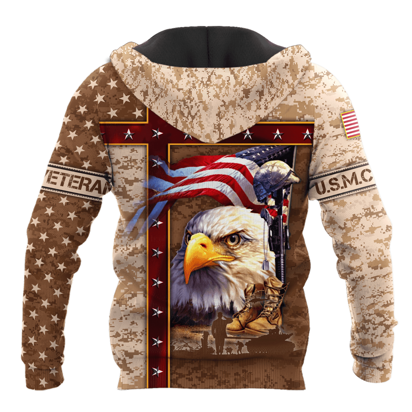 Eagle US Marine 3D All Over Printed Unisex Shirts MH12082203 - MC , Gifts for veterans