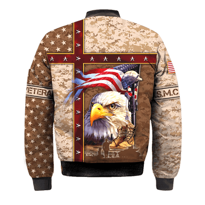 Eagle US Marine 3D All Over Printed Unisex Shirts MH12082203 - MC , Gifts for veterans