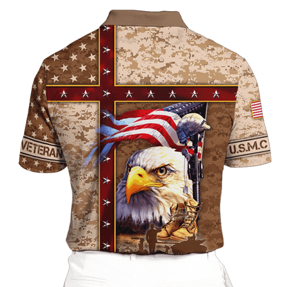 Eagle US Marine 3D All Over Printed Unisex Shirts MH12082203 - MC , Gifts for veterans