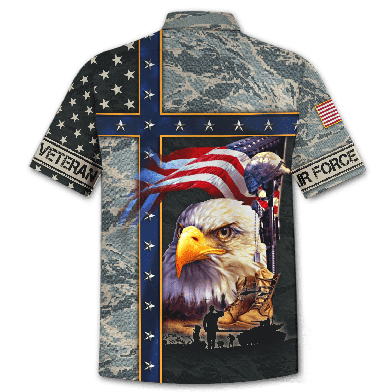 Eagle US Air Force 3D All Over Printed Unisex Shirts MH12082204 - AF , Gifts for veterans