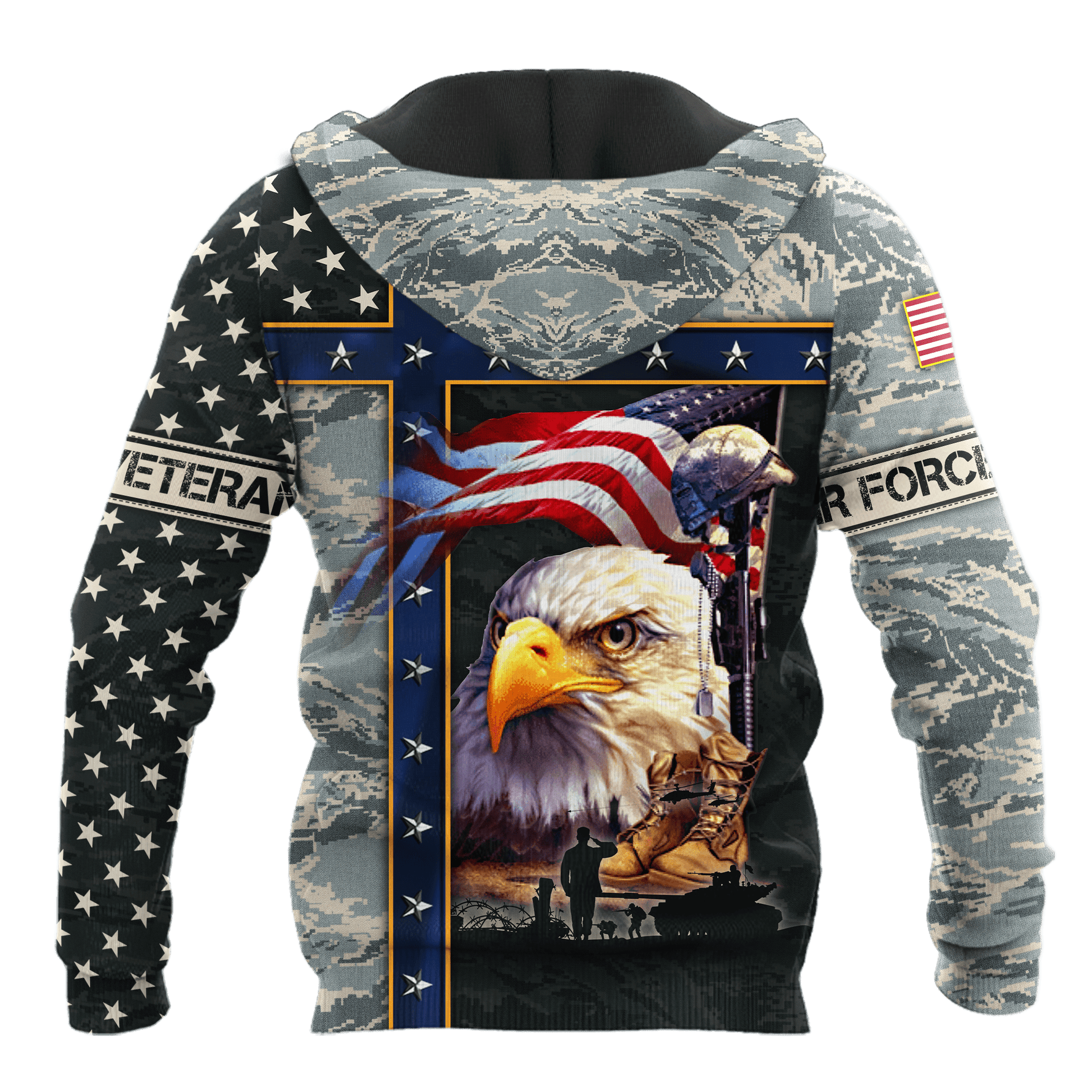 Eagle US Air Force 3D All Over Printed Unisex Shirts MH12082204 - AF , Gifts for veterans