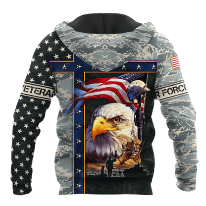 Eagle US Air Force 3D All Over Printed Unisex Shirts MH12082204 - AF , Gifts for veterans