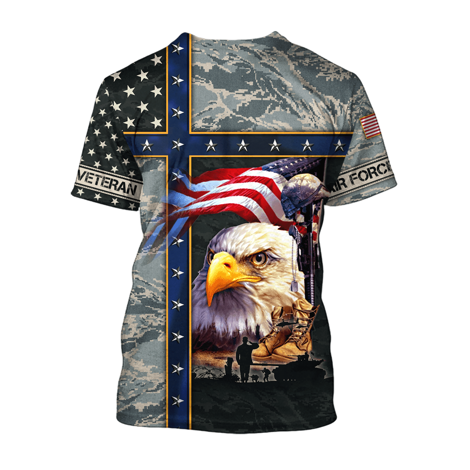 Eagle US Air Force 3D All Over Printed Unisex Shirts MH12082204 - AF , Gifts for veterans