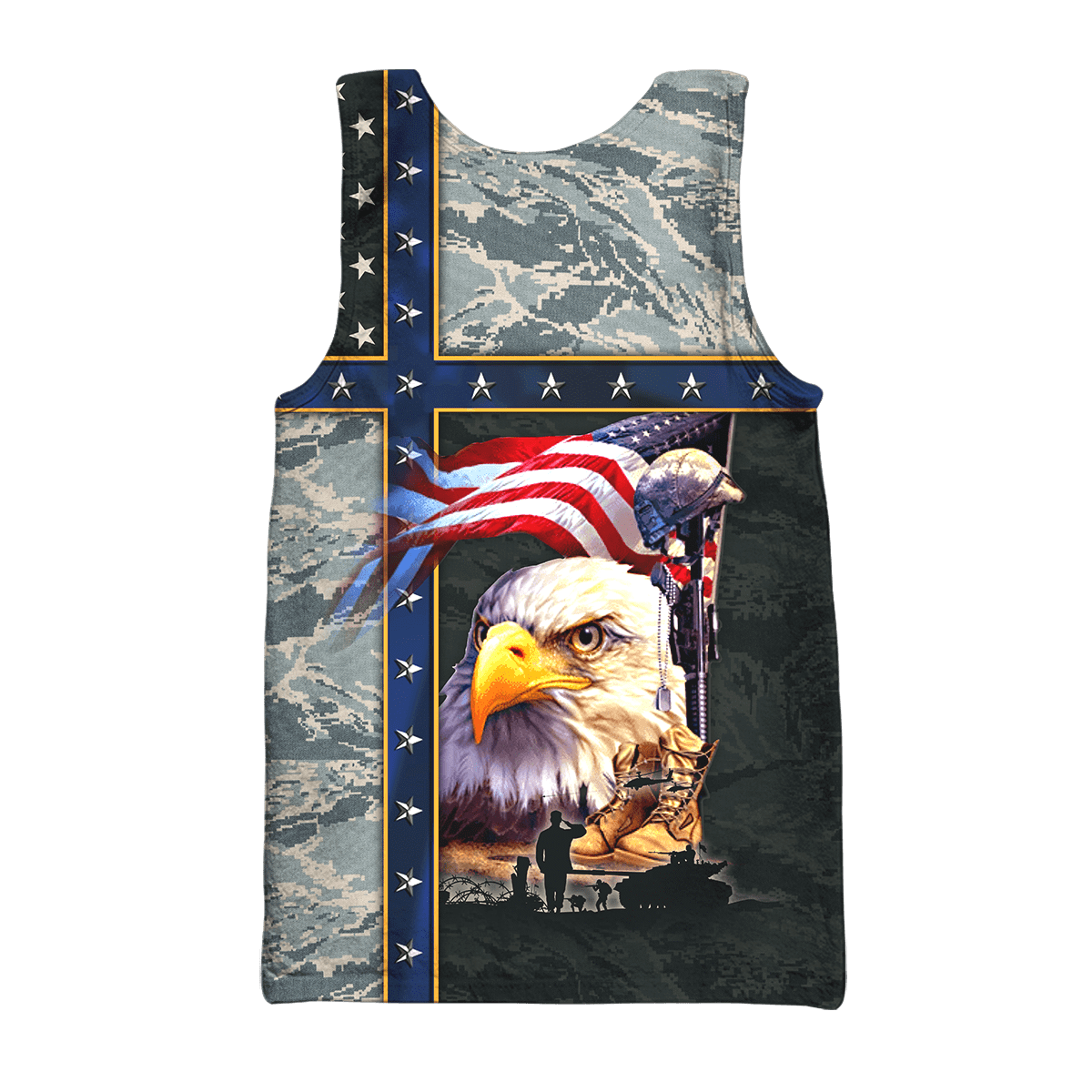Eagle US Air Force 3D All Over Printed Unisex Shirts MH12082204 - AF , Gifts for veterans