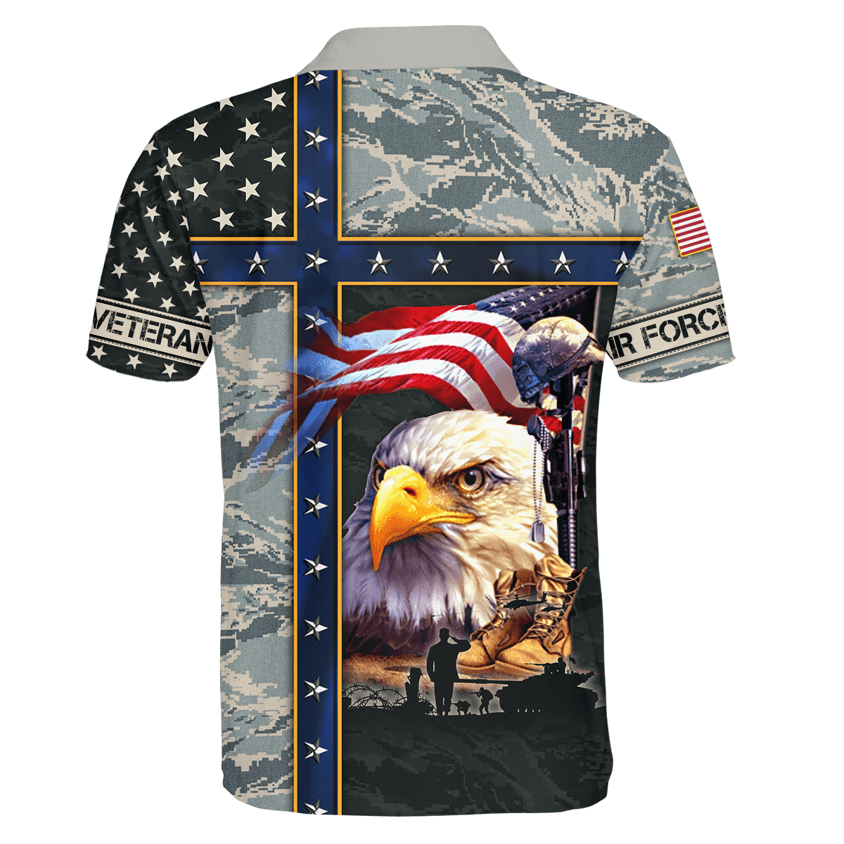 Eagle US Air Force 3D All Over Printed Unisex Shirts MH12082204 - AF , Gifts for veterans