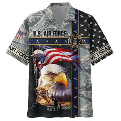 Eagle US Air Force 3D All Over Printed Unisex Shirts MH12082204 - AF , Gifts for veterans