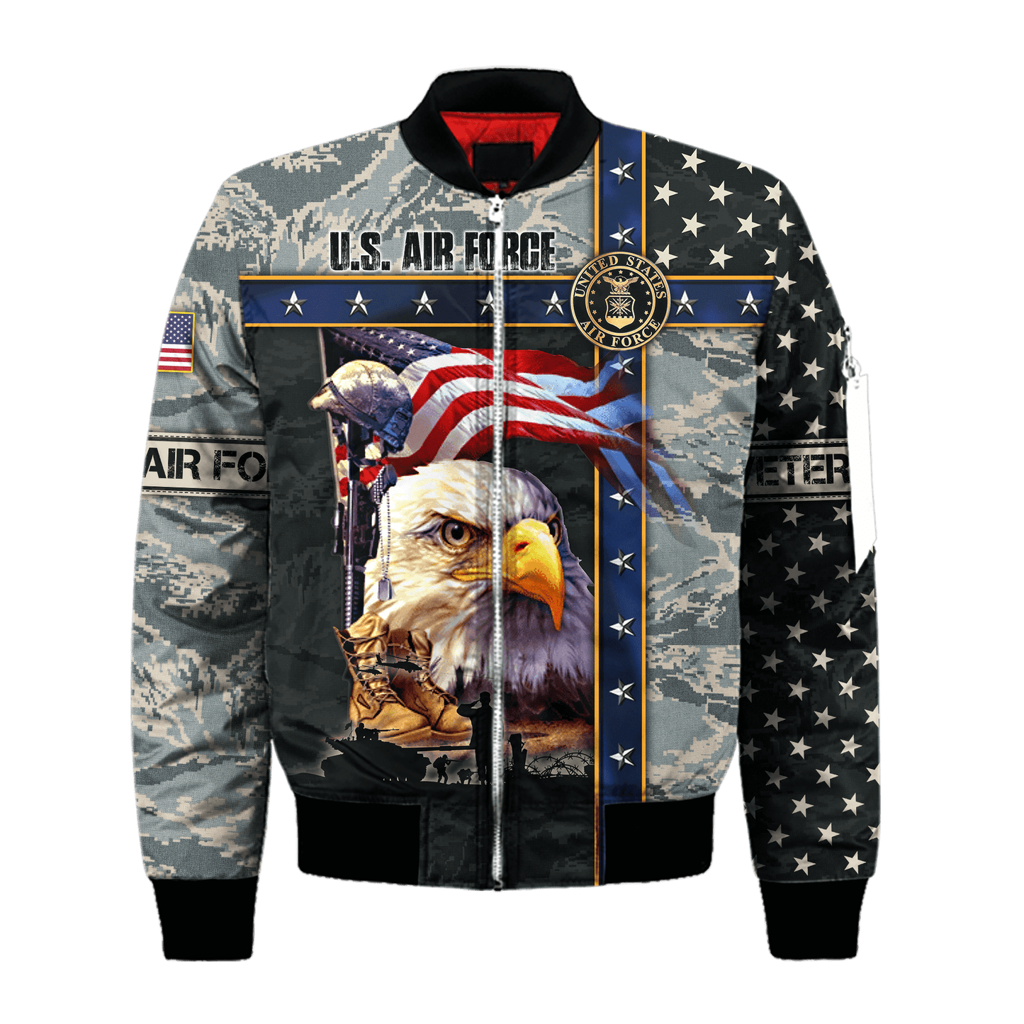 Eagle US Air Force 3D All Over Printed Unisex Shirts MH12082204 - AF , Gifts for veterans