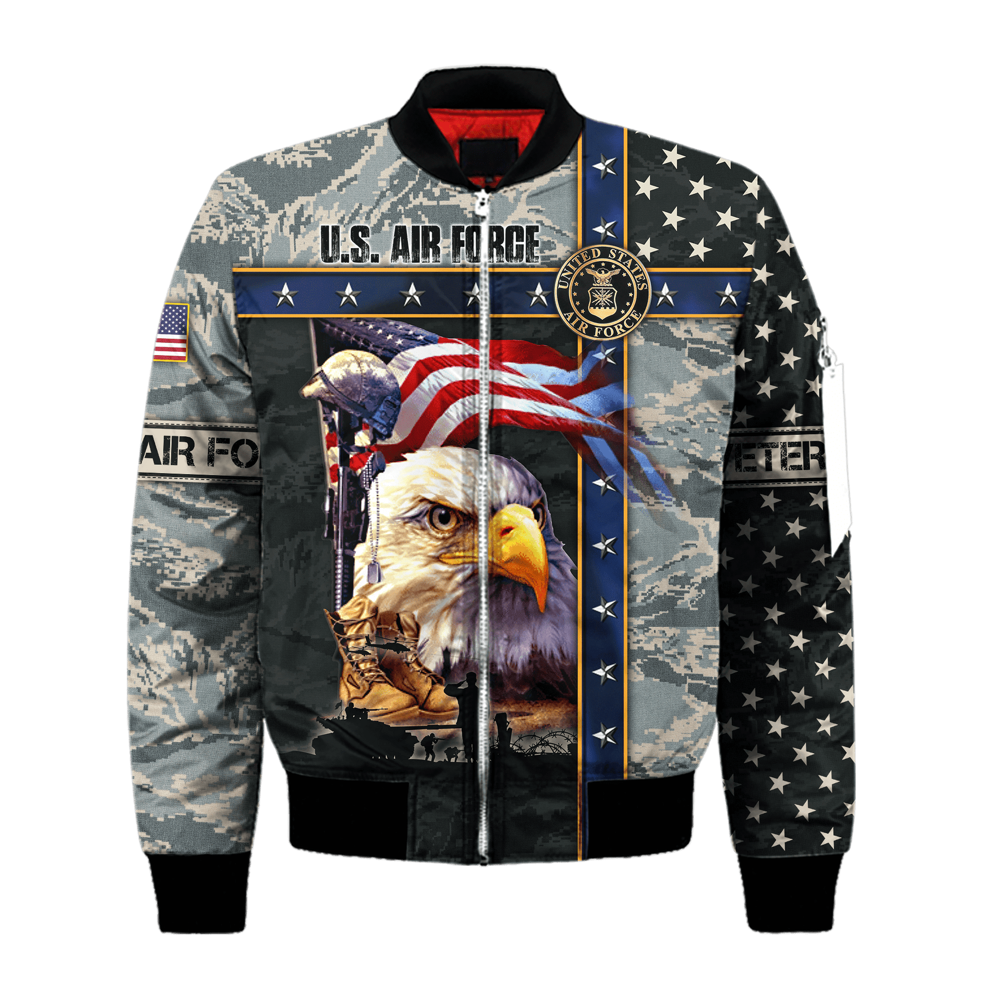 Eagle US Air Force 3D All Over Printed Unisex Shirts MH12082204 - AF , Gifts for veterans