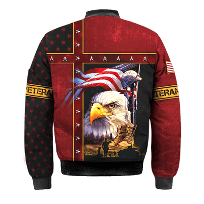 Eagle US Veteran 3D All Over Printed Unisex Shirts MH12082205 - VET , Gifts for veterans