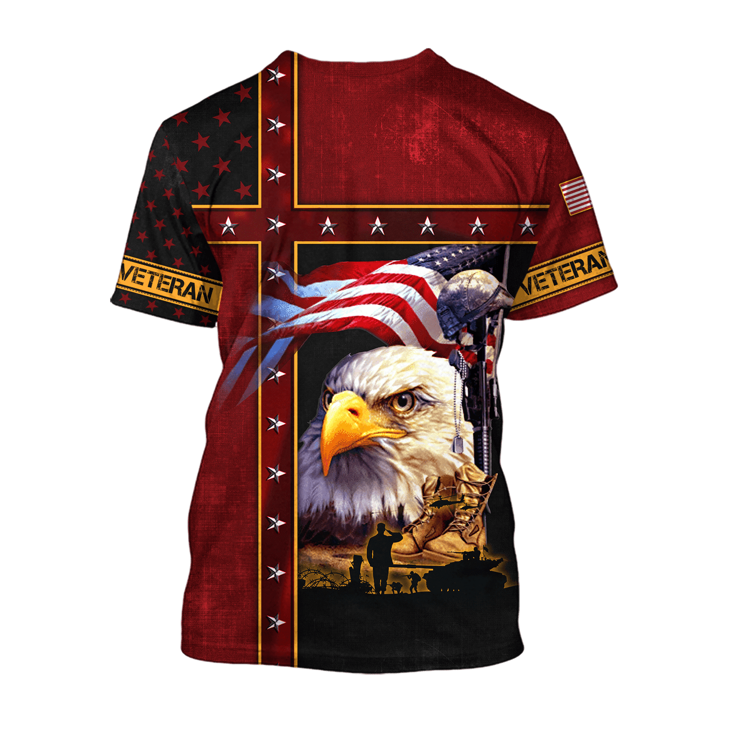 Eagle US Veteran 3D All Over Printed Unisex Shirts MH12082205 - VET , Gifts for veterans