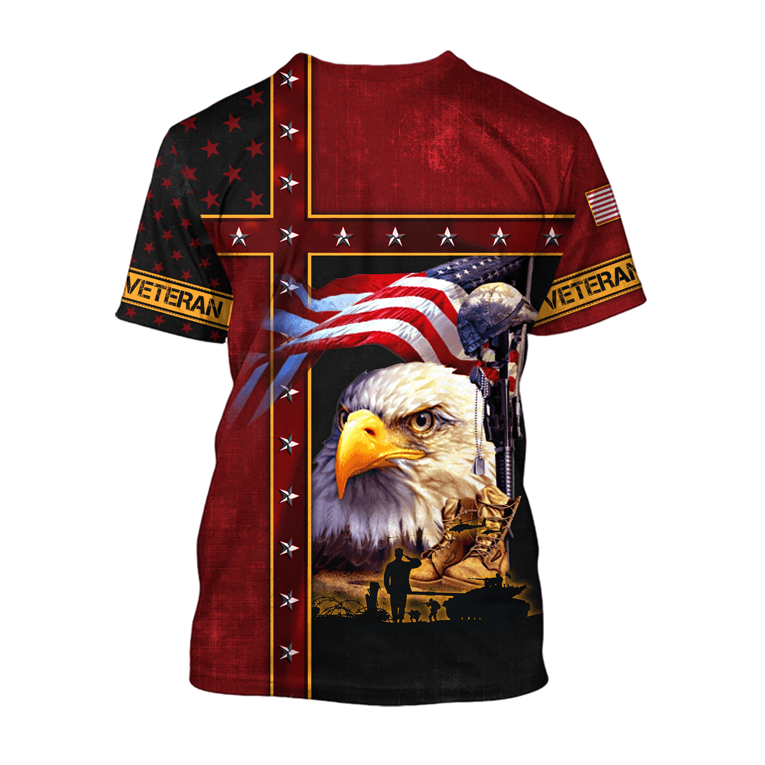 Eagle US Veteran 3D All Over Printed Unisex Shirts MH12082205 - VET , Gifts for veterans