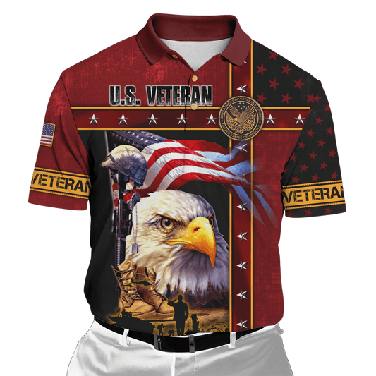 Eagle US Veteran 3D All Over Printed Unisex Shirts MH12082205 - VET , Gifts for veterans