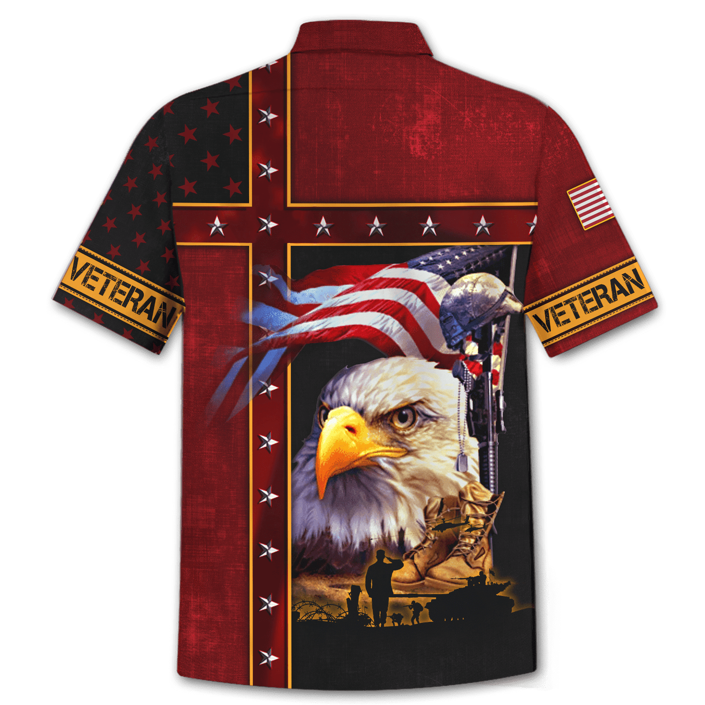 Eagle US Veteran 3D All Over Printed Unisex Shirts MH12082205 - VET , Gifts for veterans