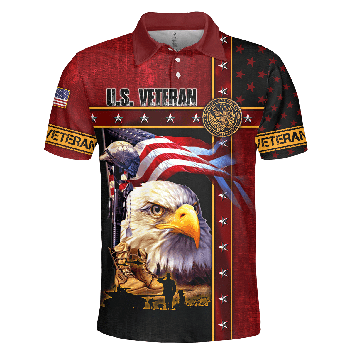 Eagle US Veteran 3D All Over Printed Unisex Shirts MH12082205 - VET , Gifts for veterans