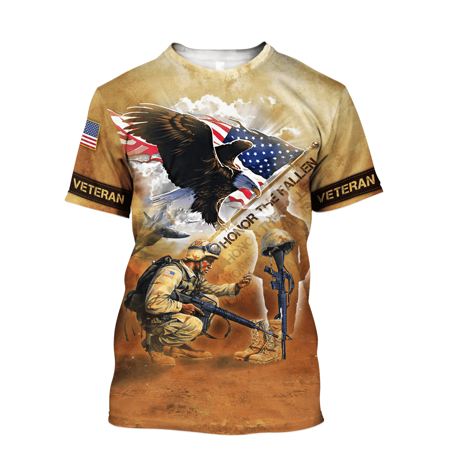 Eagle US Veteran 3D All Over Printed Unisex Shirts MH15082201 - VET , Gifts for veterans