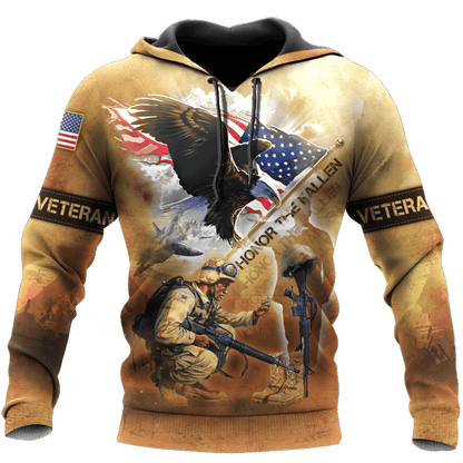 Eagle US Veteran 3D All Over Printed Unisex Shirts MH15082201 - VET , Gifts for veterans