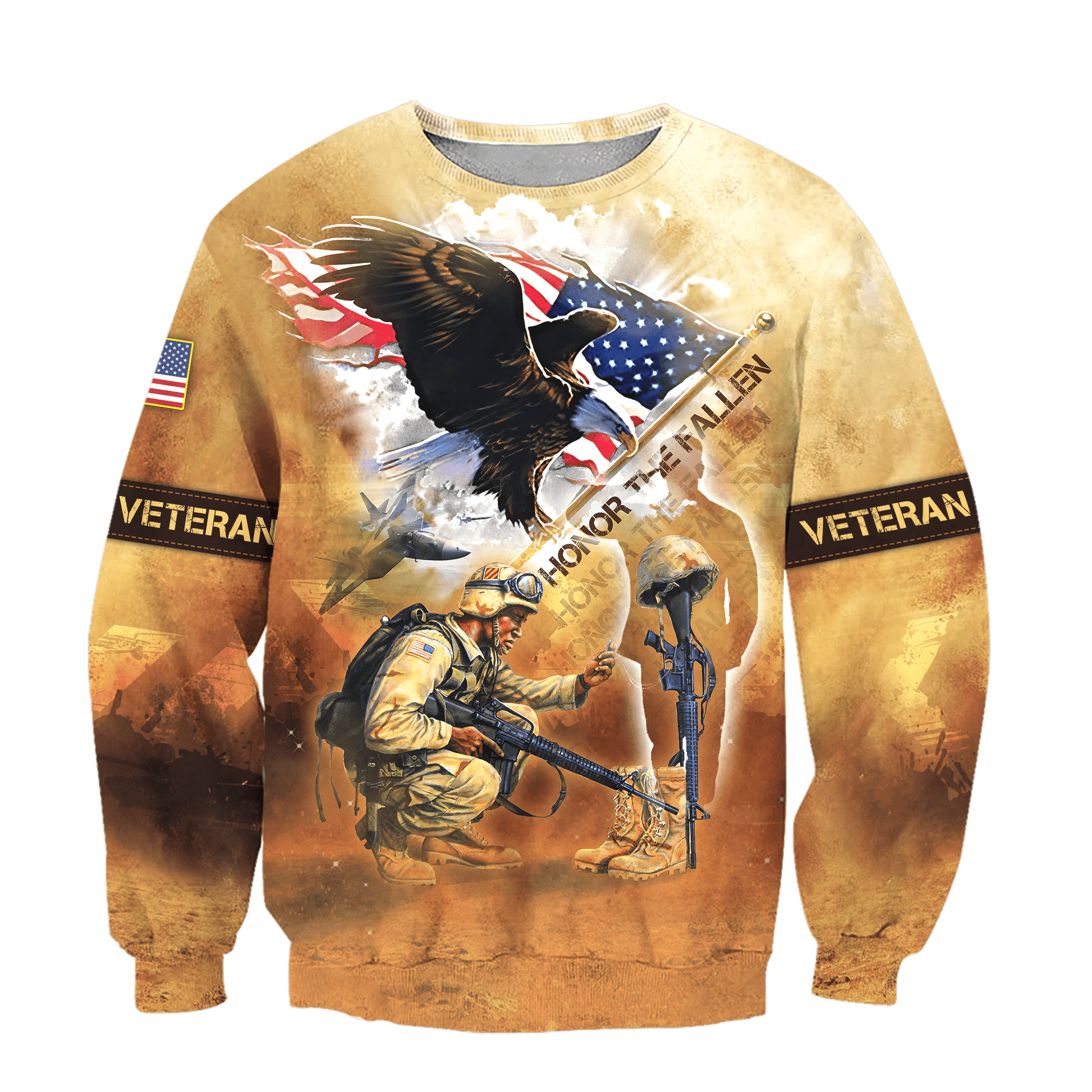 Eagle US Veteran 3D All Over Printed Unisex Shirts MH15082201 - VET , Gifts for veterans