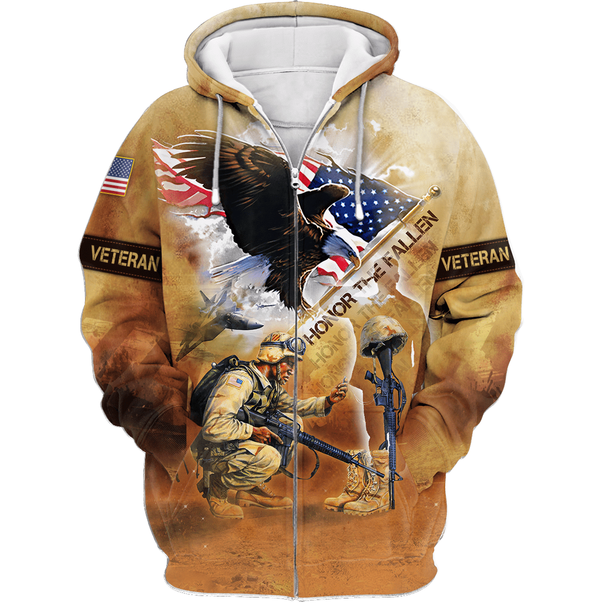 Eagle US Veteran 3D All Over Printed Unisex Shirts MH15082201 - VET , Gifts for veterans