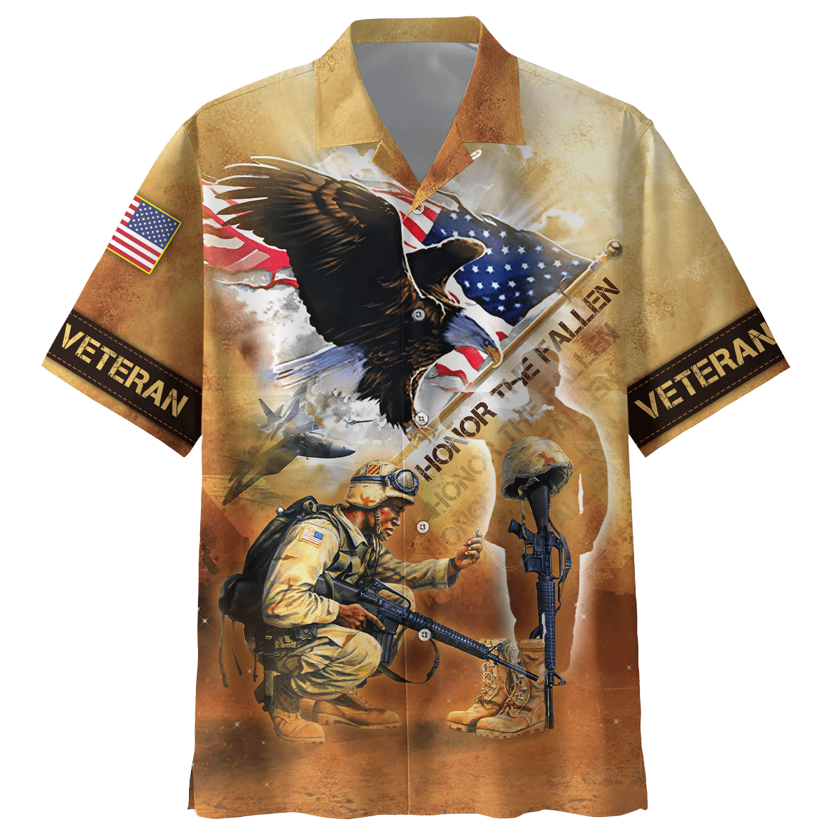 Eagle US Veteran 3D All Over Printed Unisex Shirts MH15082201 - VET , Gifts for veterans