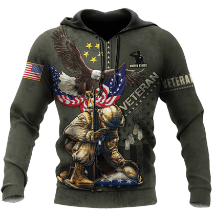 Eagle US Veteran 3D All Over Printed Unisex Shirts MON15082201-VET , Gifts for veterans