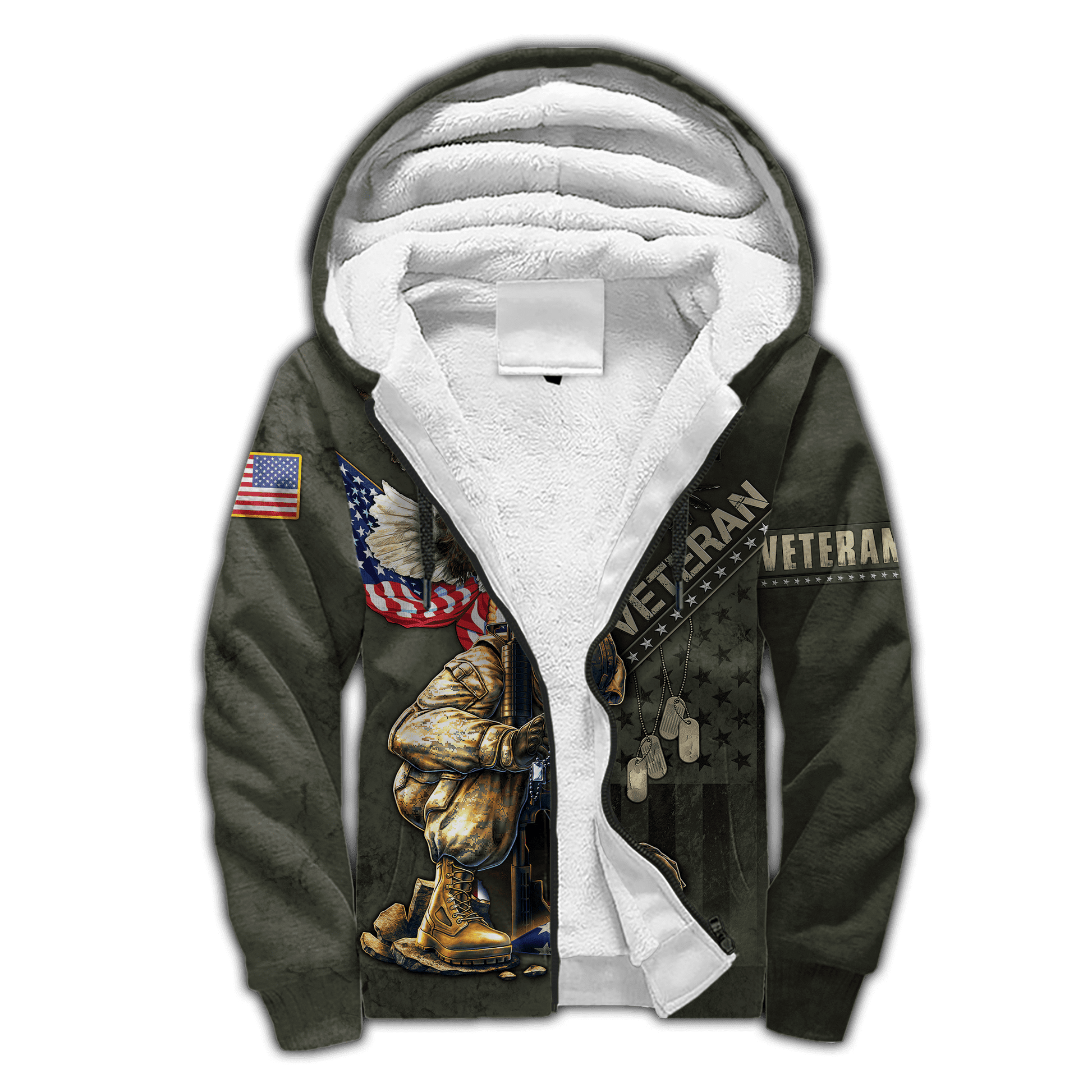 Eagle US Veteran 3D All Over Printed Unisex Shirts MON15082201-VET , Gifts for veterans