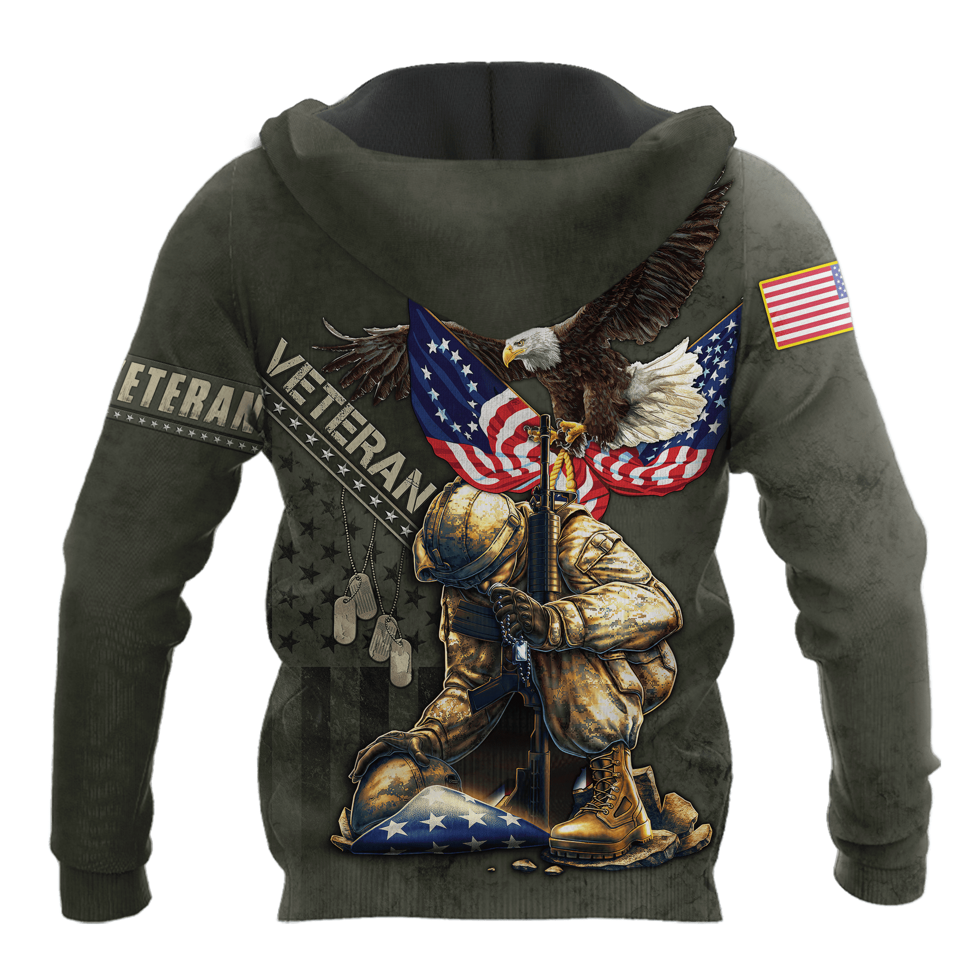 Eagle US Veteran 3D All Over Printed Unisex Shirts MON15082201-VET , Gifts for veterans