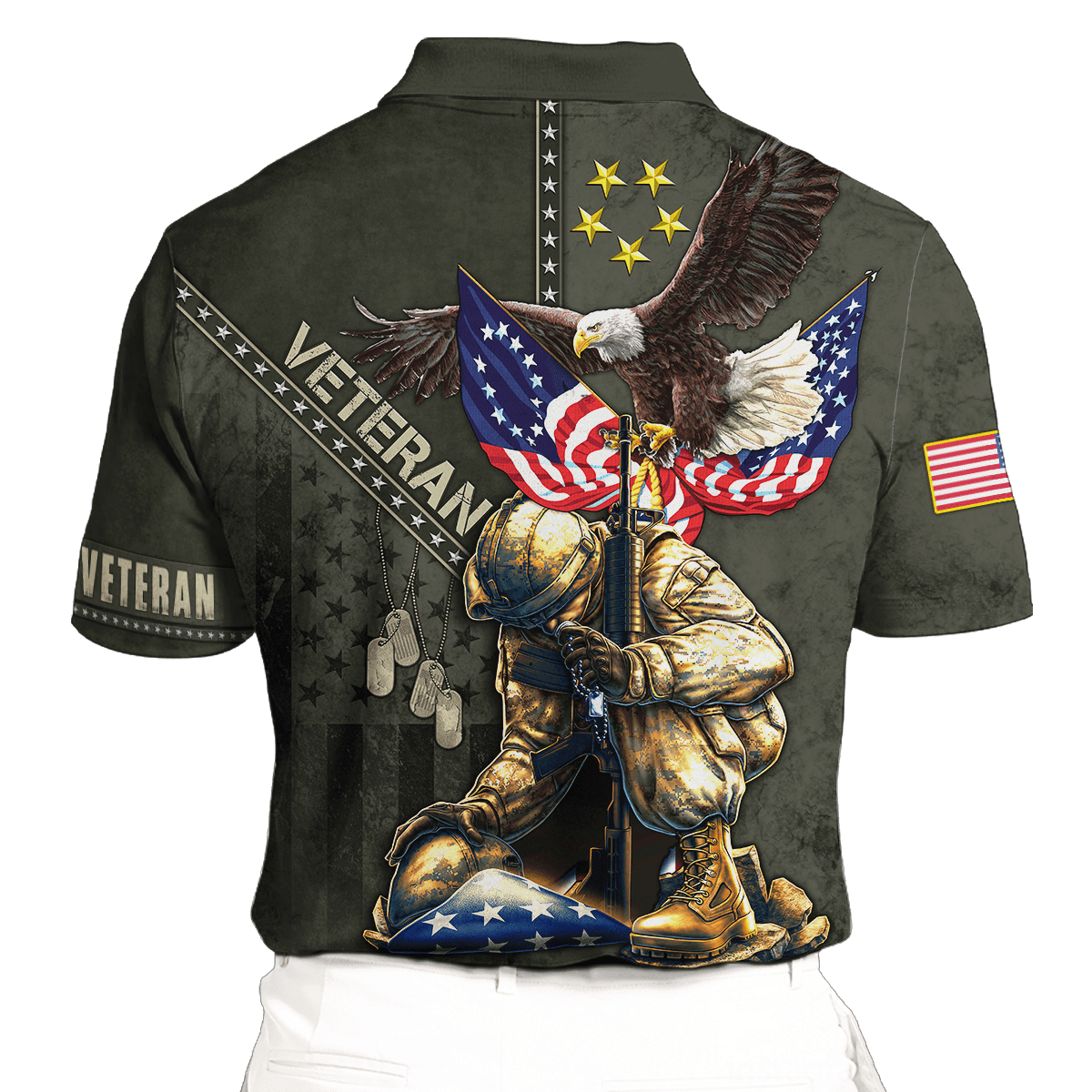 Eagle US Veteran 3D All Over Printed Unisex Shirts MON15082201-VET , Gifts for veterans