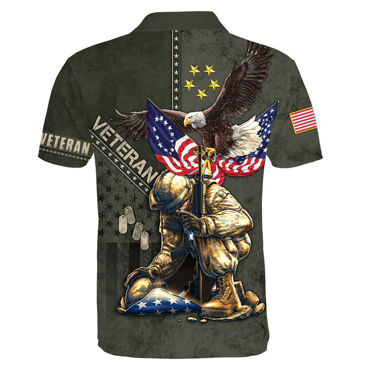 Eagle US Veteran 3D All Over Printed Unisex Shirts MON15082201-VET , Gifts for veterans