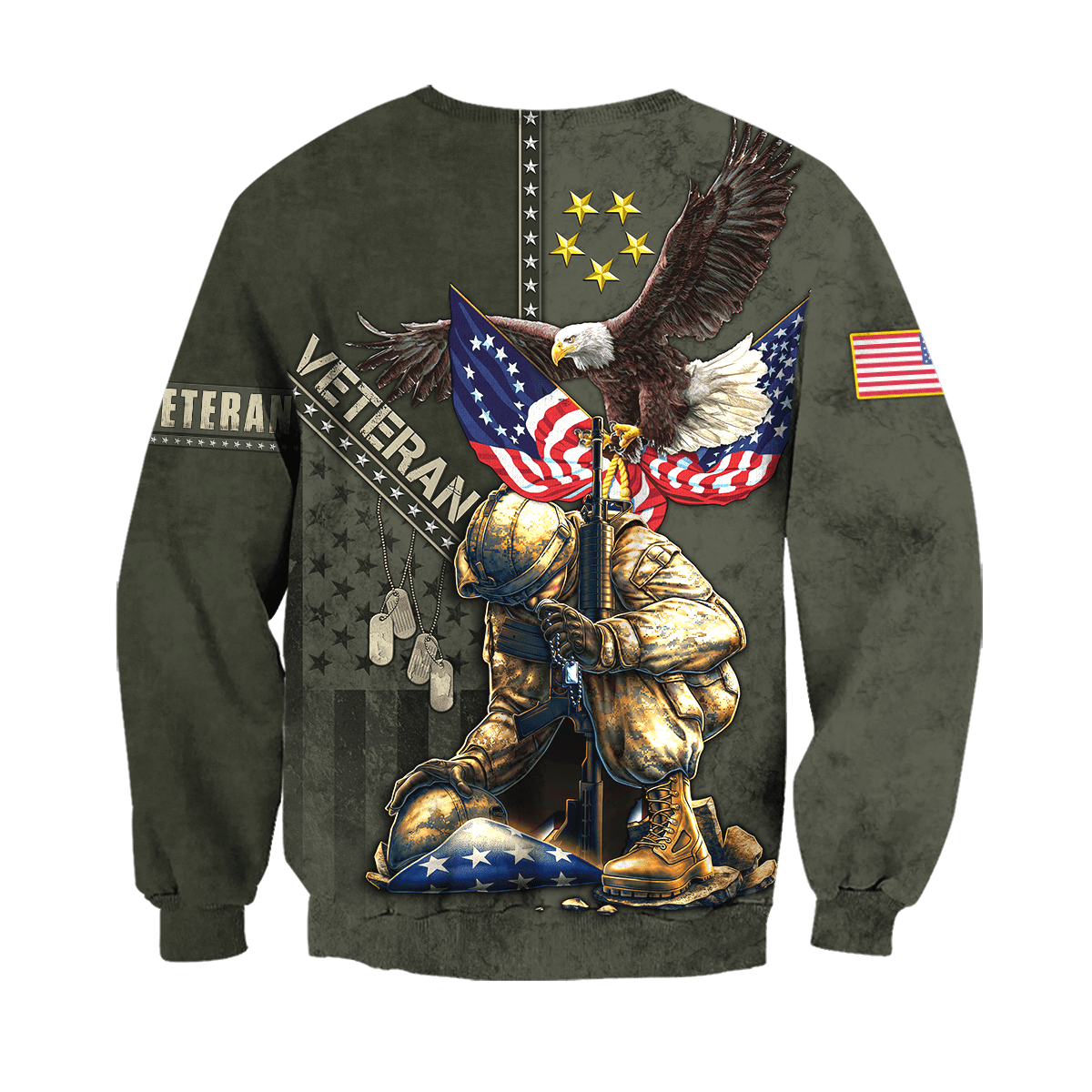 Eagle US Veteran 3D All Over Printed Unisex Shirts MON15082201-VET , Gifts for veterans