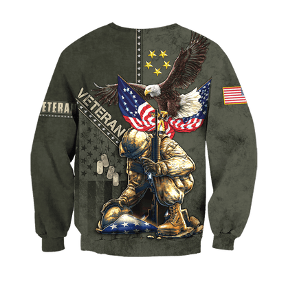 Eagle US Veteran 3D All Over Printed Unisex Shirts MON15082201-VET , Gifts for veterans
