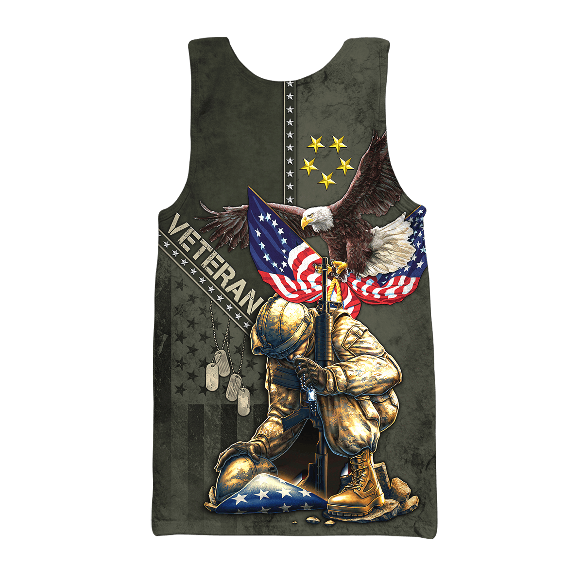 Eagle US Veteran 3D All Over Printed Unisex Shirts MON15082201-VET , Gifts for veterans