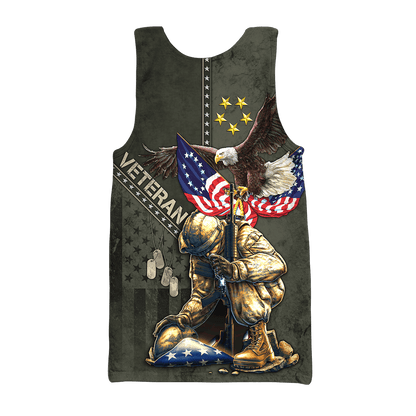Eagle US Veteran 3D All Over Printed Unisex Shirts MON15082201-VET , Gifts for veterans