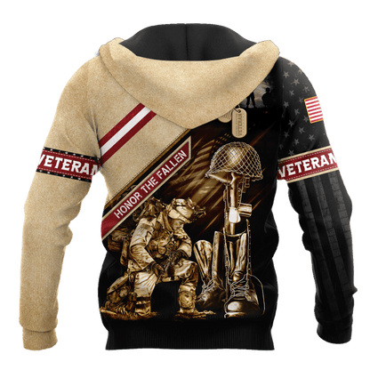 US Veteran - Honor The Fallen 3D All Over Printed Unisex Shirts MH17082202 - VET , Gifts for veterans