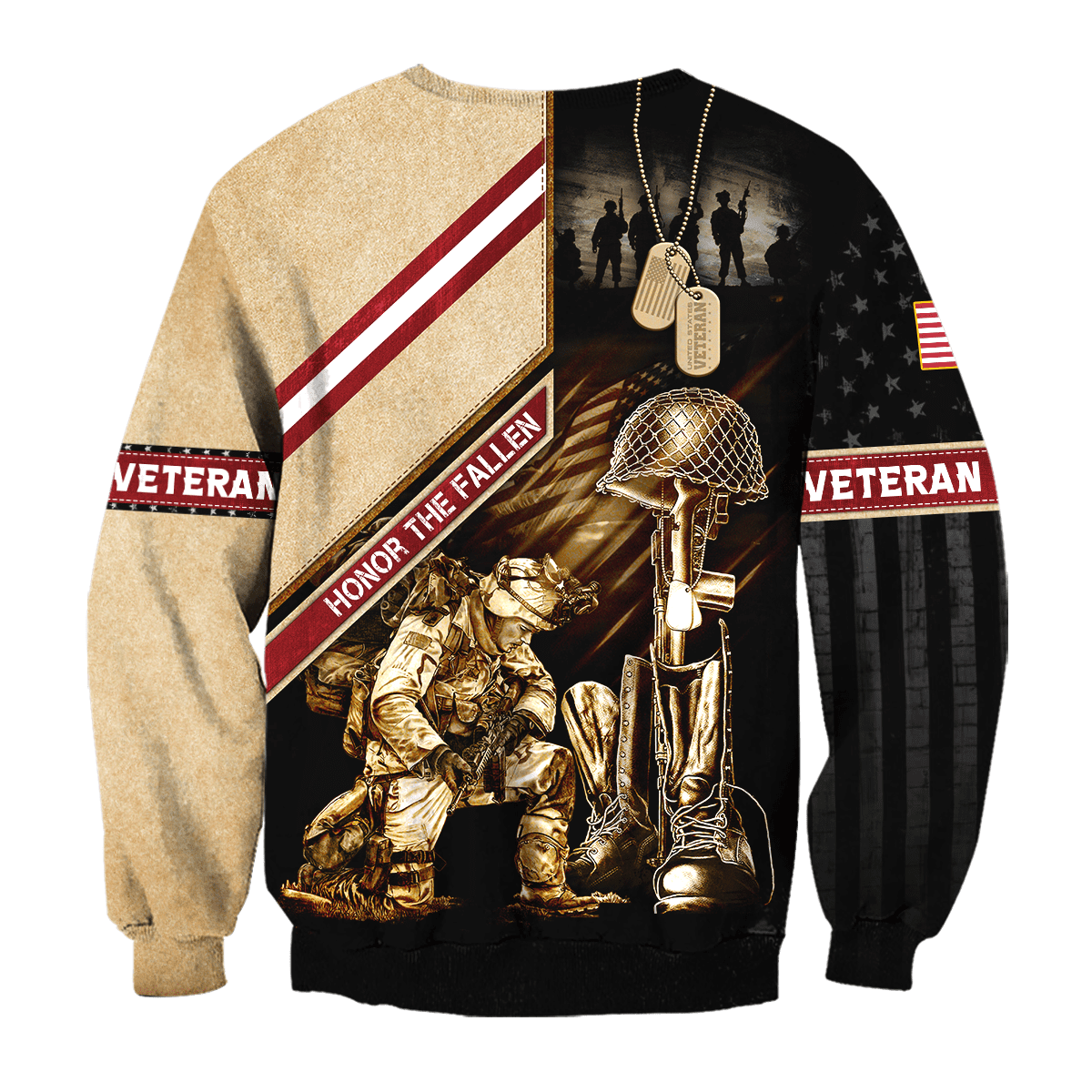 US Veteran - Honor The Fallen 3D All Over Printed Unisex Shirts MH17082202 - VET , Gifts for veterans