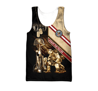US Veteran - Honor The Fallen 3D All Over Printed Unisex Shirts MH17082202 - VET , Gifts for veterans