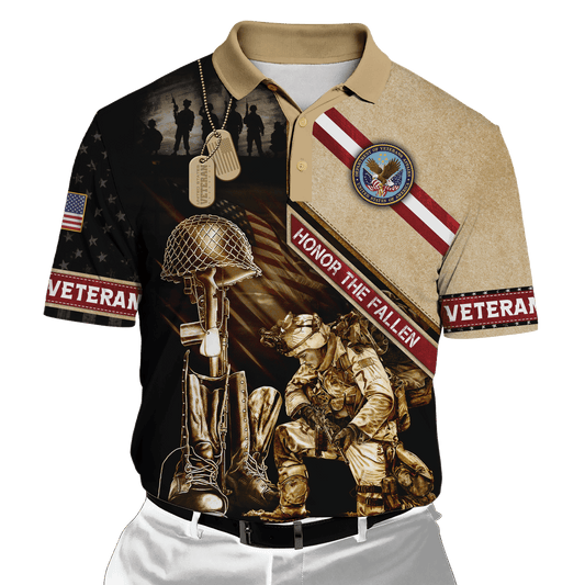 US Veteran - Honor The Fallen 3D All Over Printed Unisex Shirts MH17082202 - VET , Gifts for veterans
