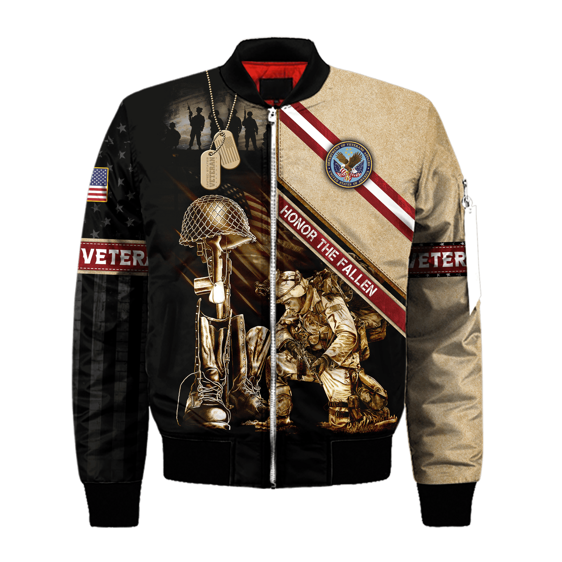 US Veteran - Honor The Fallen 3D All Over Printed Unisex Shirts MH17082202 - VET , Gifts for veterans