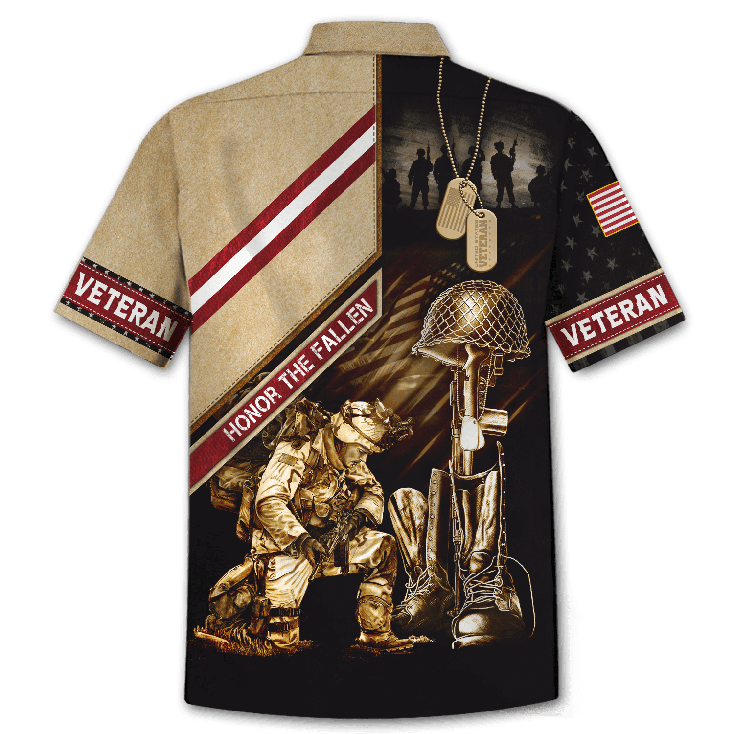US Veteran - Honor The Fallen 3D All Over Printed Unisex Shirts MH17082202 - VET , Gifts for veterans